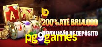 Interface moderna da plataforma pg9games